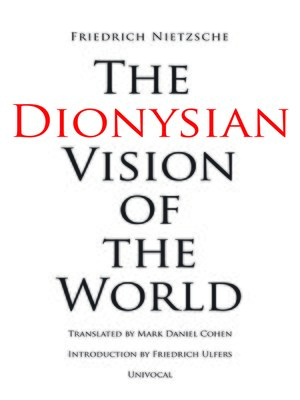 cover image of The Dionysian Vision of the World